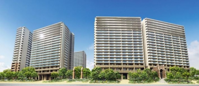 「リバーガーデン福島 木漏れ日の丘」外観完成予想図