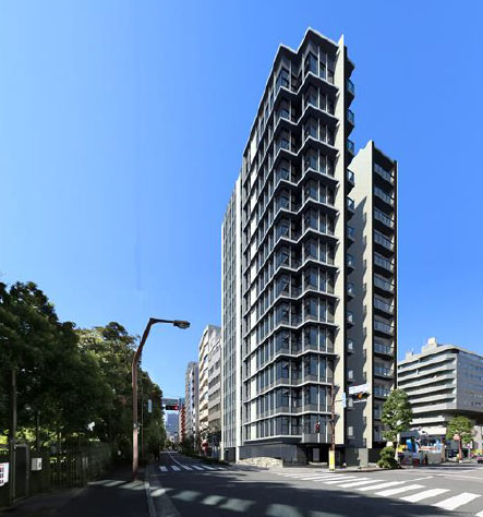 「ザ・パークハウス 新宿御苑」外観完成予想CG