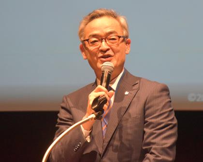 「民泊に代表されるよう賃貸管理業界の変化は激しい。われわれの責任も重くなっている」などと語った塩見支部長