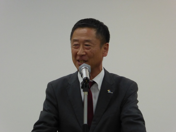 「サブリース事業者にとって厳しい現状だが、ルールを遵守し、業界全体のレベルアップに努めたい」と挨拶した池谷会長