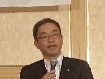 「賃貸住宅市場の整備と発展を図り、豊かな国民生活の実現に寄与するため、各事業に取り組んでいく」と抱負を述べた末永会長