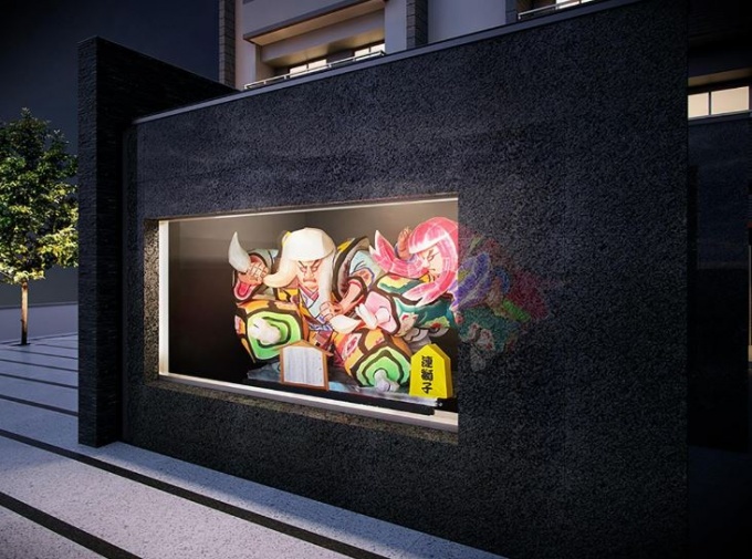 「ポレスター古川プレミアムレジデンス」のねぶた展示スペースのイメージ