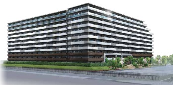 分譲マンション「オーベルグランディオ三郷中央」外観