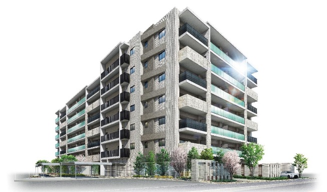 分譲マンション「クレヴィア茨木」外観