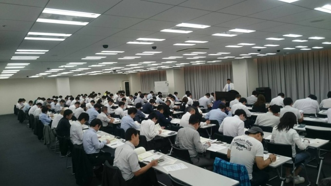 東京会場では130名が受験した