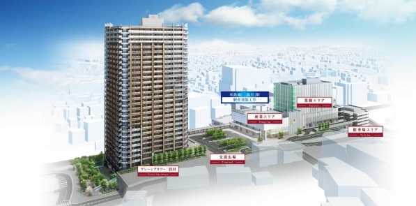 「グレーシアタワー二俣川」外観完成予想図