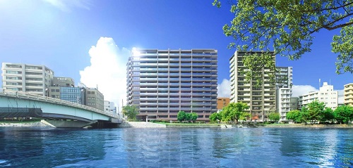 「ライオンズ広島加古町」外観完成イメージ