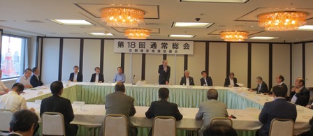 総会の模様
