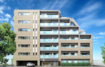 分譲マンション「クリオ杉並高井戸」外観完成予想CG
