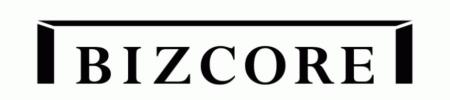 ブランドロゴマーク。「企業活動(BIZ=Business)に資する本質(Core)を追求したオフィスを提供したい」という意味を込めた
