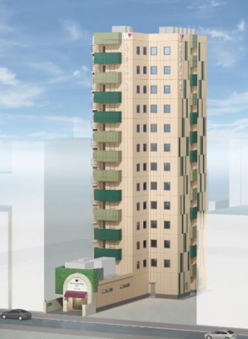 「(仮称)ホテルウィングインターナショナル名古屋栄」完成予想図
