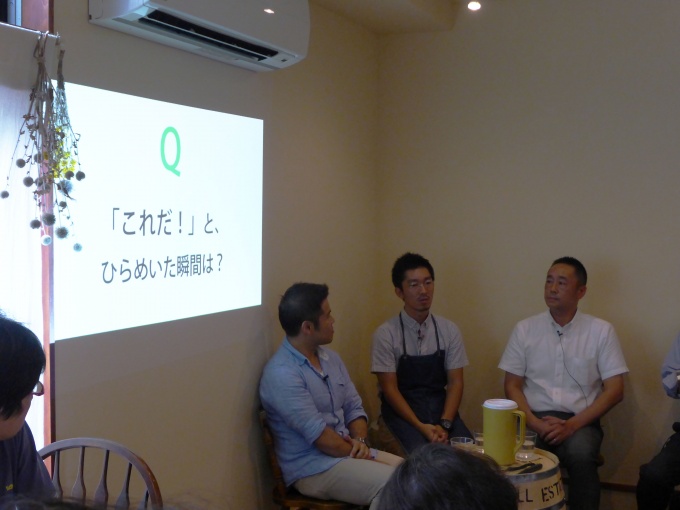 飲食業に着眼した経緯、その効果などについて、登壇者が語り合った(写真左から石井氏、関口氏、池田氏)