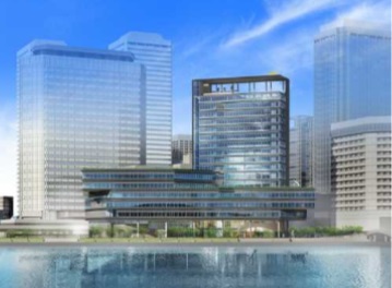「読売テレビ新社屋建設計画」外観イメージ
