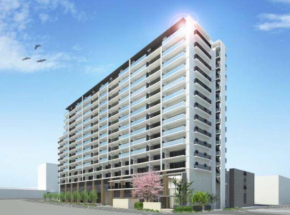 「花の北モールマンション」建て替え後の完成予想図