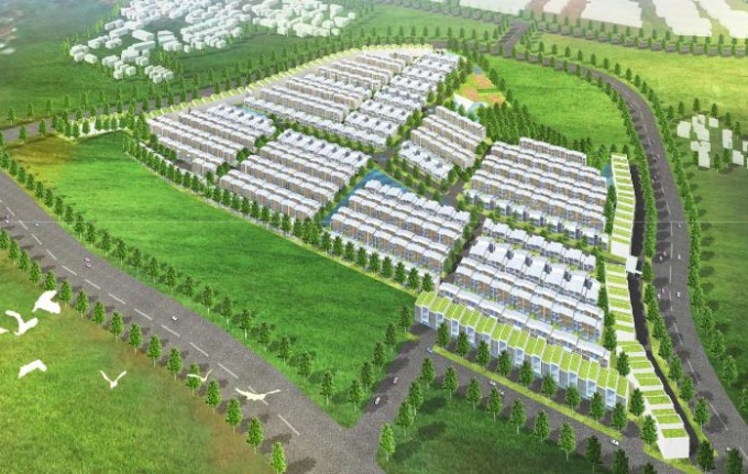BSD地区で進める住宅開発のイメージ図