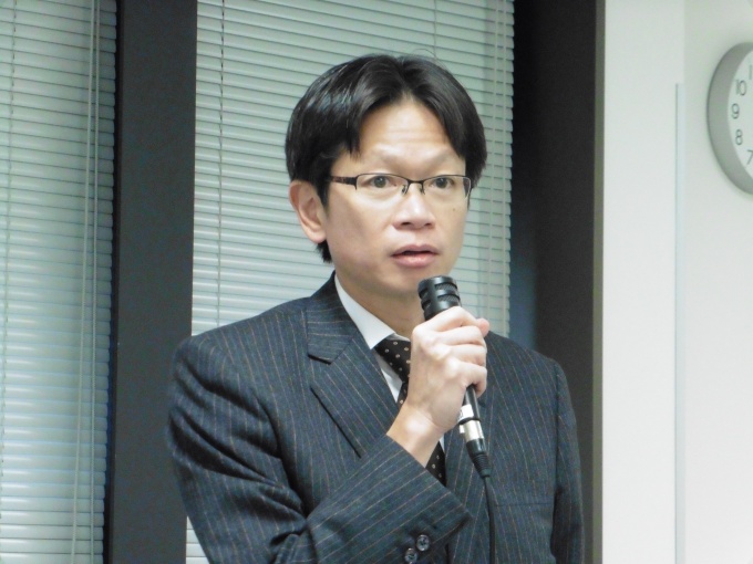 「マンション計画修繕を取り巻く環境は大変厳しい。各社共通の問題に対して一つ一つ着実に解決できるように取り組んでいきたい」と述べる同協会副会長の高橋修身氏