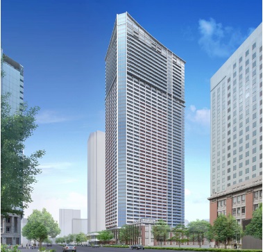 「(仮称)横浜市中区北仲通5丁目計画」完成イメージ