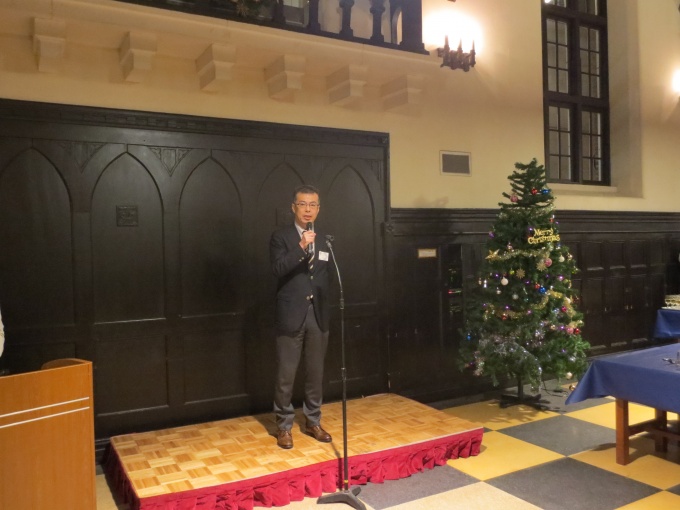 「この会でOBの方々のご意見を聞くことができれば」と話す豊田副総長