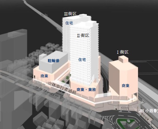 建築物の完成イメージパース