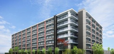 学生専用住宅「クレヴィアウィル武蔵小杉」外観予想パース
