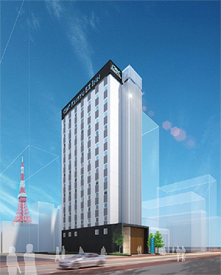 「京急EXイン 浜松町・大門駅前(仮称)」外観イメージ