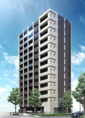新築分譲マンション「クリオ ラベルヴィ三ノ輪」外観完成予想CG