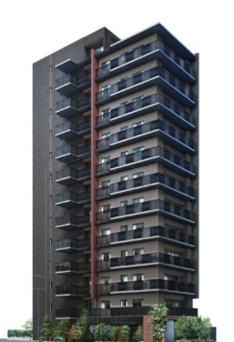 新築分譲マンション「クレヴィア浅草」外観完成予想CG