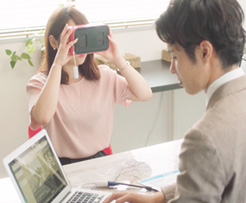 「VR内見システム」使用イメージ